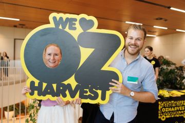 Suncorp Bank and OzHarvest celebrate one year of #savingwhatmatters