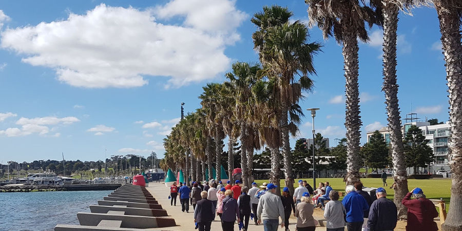 Increased activity on Apia walking program