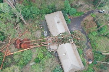 Surveying the storm devastation across Victoria