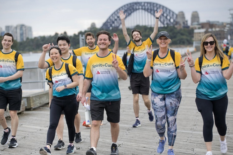 People walking for Spirit to Cure